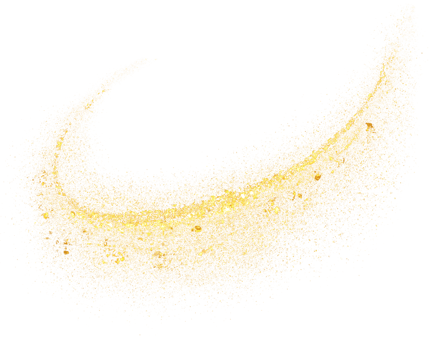 gold glitter moon and stars